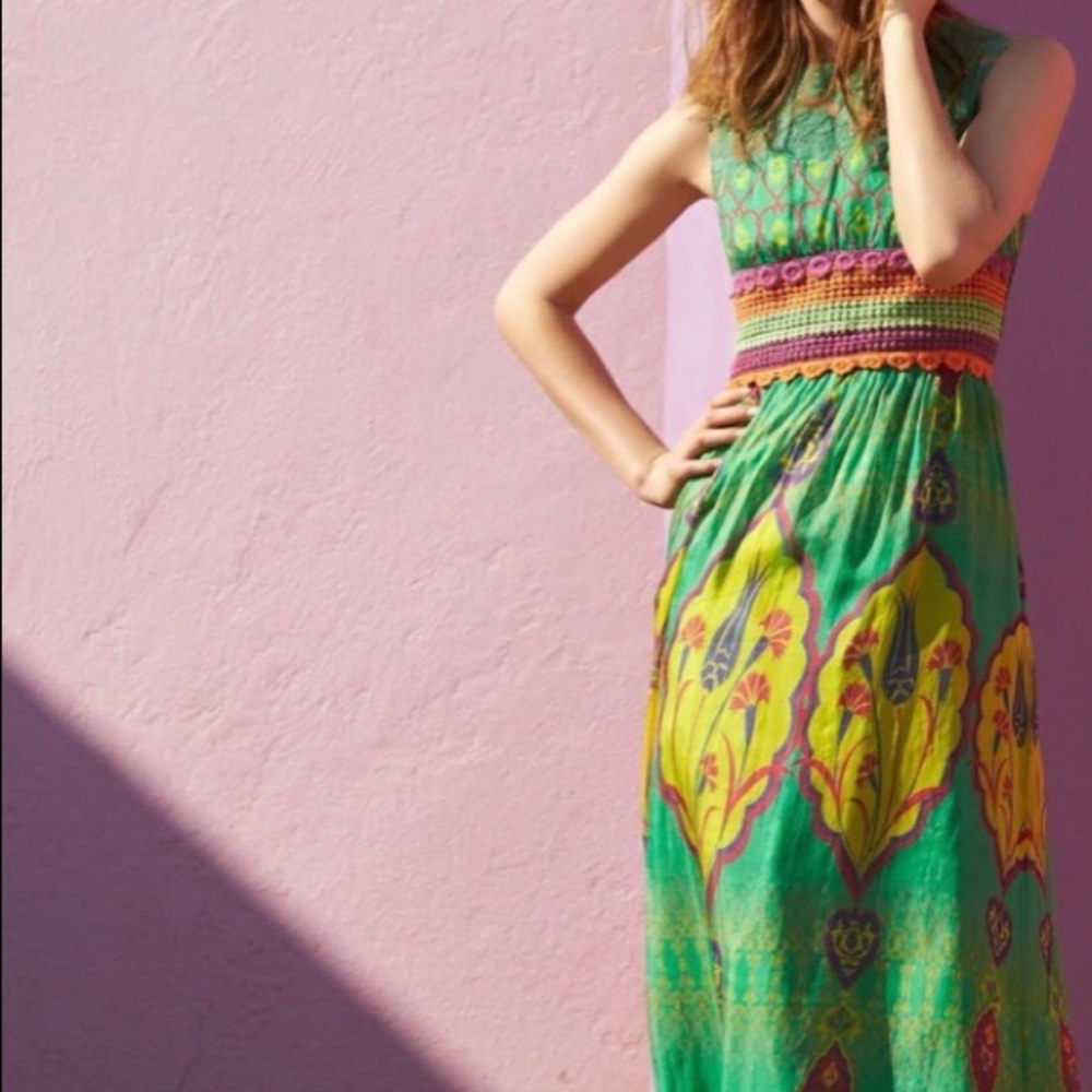 Anthropologie Mintzita Maxi Dress Hemant Nandita